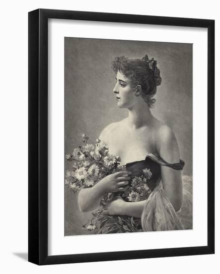 A Sweet Bouquet-Jules Frederic Ballavoine-Framed Giclee Print