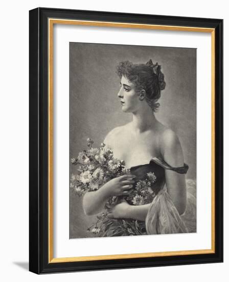 A Sweet Bouquet-Jules Frederic Ballavoine-Framed Giclee Print