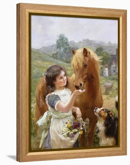 A Sweet Tooth-Alfred William Strutt-Framed Premier Image Canvas