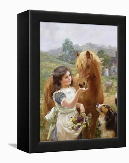 A Sweet Tooth-Alfred William Strutt-Framed Premier Image Canvas