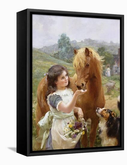 A Sweet Tooth-Alfred William Strutt-Framed Premier Image Canvas