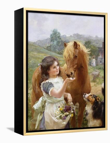 A Sweet Tooth-Alfred William Strutt-Framed Premier Image Canvas