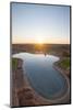 A Swimming Pool on the Edge of the Desert at Canyon Lodge Near the Fish River Canyon, Namibia-Alex Treadway-Mounted Photographic Print