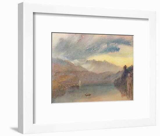 'A Swiss Lake', 1909-JMW Turner-Framed Giclee Print