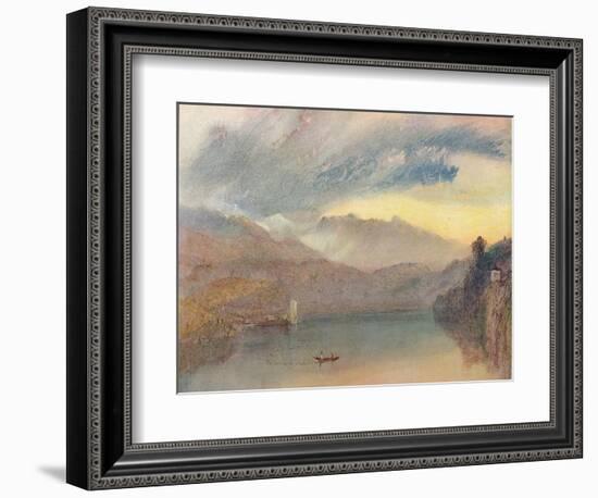 'A Swiss Lake', 1909-JMW Turner-Framed Giclee Print