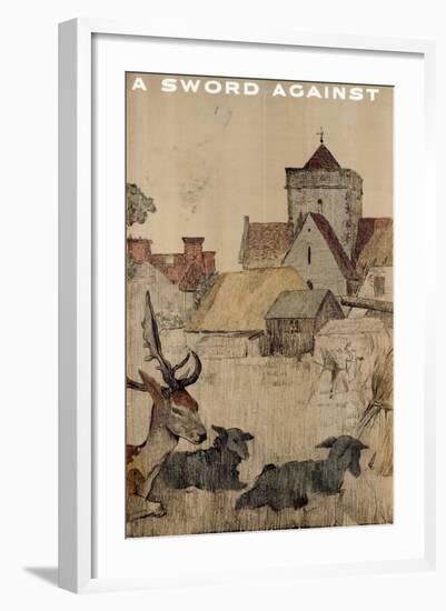 A Sword Against, from the Series 'The Empire Stands for Peace'-null-Framed Giclee Print