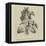 A Symbolical Bunch of Napoleonic Violets-null-Framed Premier Image Canvas