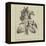 A Symbolical Bunch of Napoleonic Violets-null-Framed Premier Image Canvas