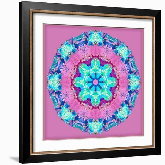 A Symmetric Floral Montage-Alaya Gadeh-Framed Photographic Print