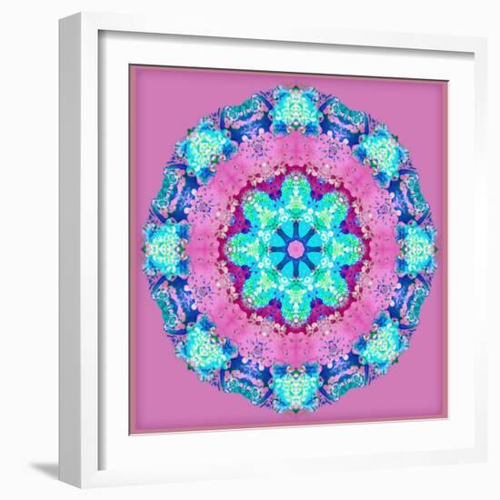A Symmetric Floral Montage-Alaya Gadeh-Framed Photographic Print
