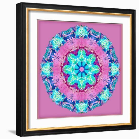 A Symmetric Floral Montage-Alaya Gadeh-Framed Photographic Print