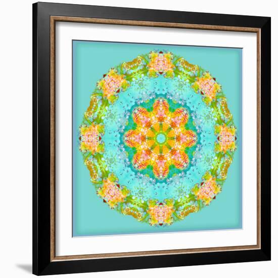 A Symmetric Floral Montage-Alaya Gadeh-Framed Photographic Print