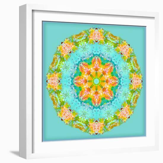 A Symmetric Floral Montage-Alaya Gadeh-Framed Photographic Print