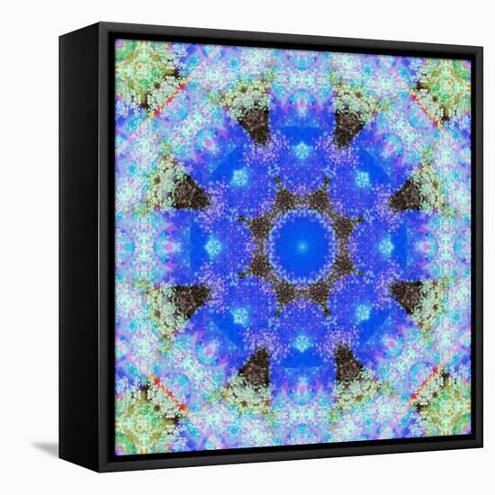 A Symmetric Ornament from Flowers, Photograph, Layer Work-Alaya Gadeh-Framed Premier Image Canvas