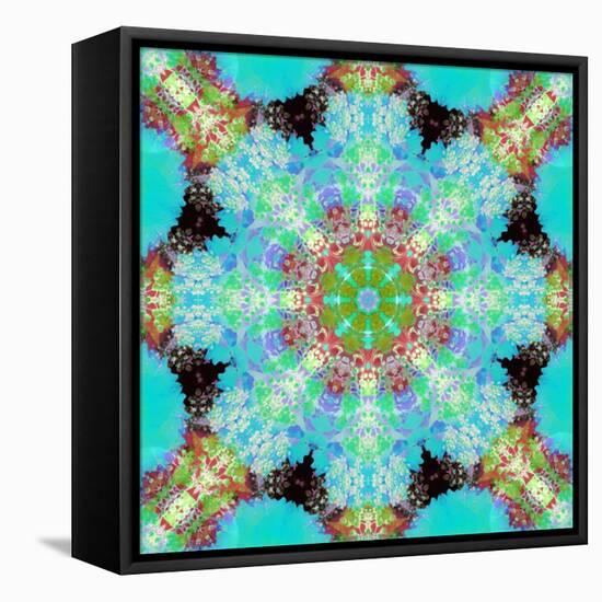 A Symmetric Ornament from Flowers, Photograph, Layer Work-Alaya Gadeh-Framed Premier Image Canvas