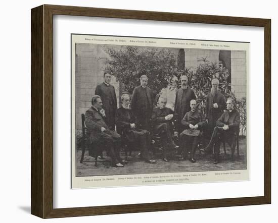 A Synod of English Bishops at Calcutta-null-Framed Giclee Print