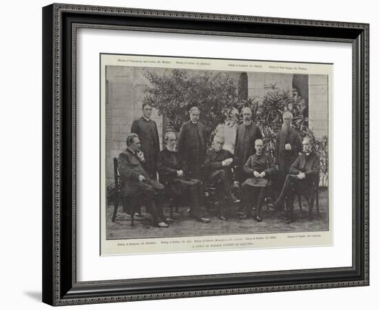 A Synod of English Bishops at Calcutta-null-Framed Giclee Print