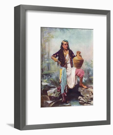 A Syrian girl at a spring, 1902-Unknown-Framed Giclee Print