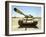 A T-55 Tank Destroyed by Nato Forces in the Desert North of Ajadabiya, Libya-Stocktrek Images-Framed Photographic Print