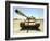 A T-55 Tank Destroyed by Nato Forces in the Desert North of Ajadabiya, Libya-Stocktrek Images-Framed Photographic Print