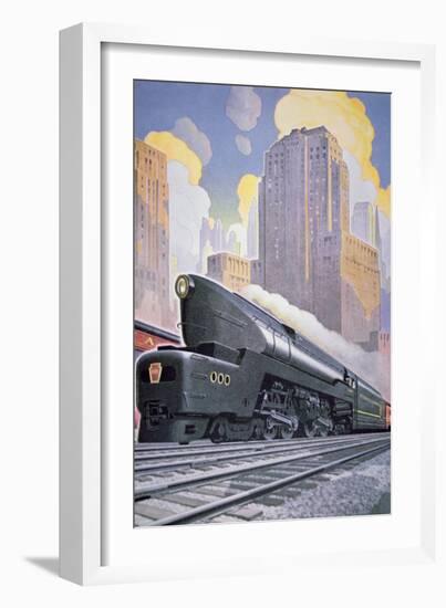 A T1 Locomotive, 1946-null-Framed Giclee Print