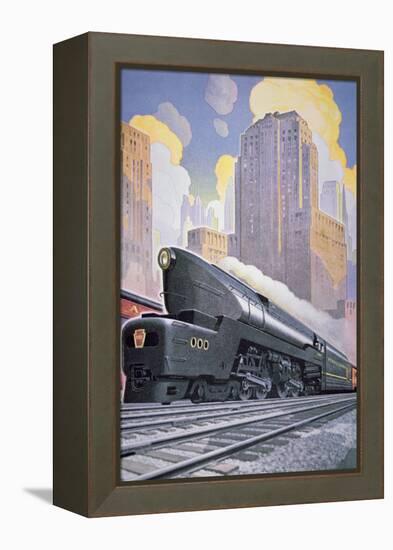 A T1 Locomotive, 1946-null-Framed Premier Image Canvas