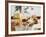 A Table Laid with Antipasti and Red Wine-Ulrike Koeb-Framed Photographic Print