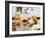 A Table Laid with Antipasti and Red Wine-Ulrike Koeb-Framed Photographic Print