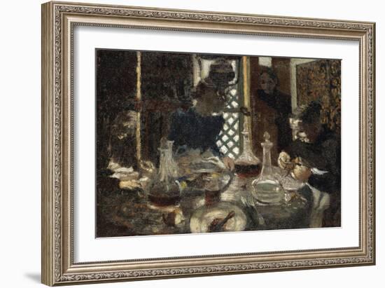 A Table-Edouard Vuillard-Framed Giclee Print