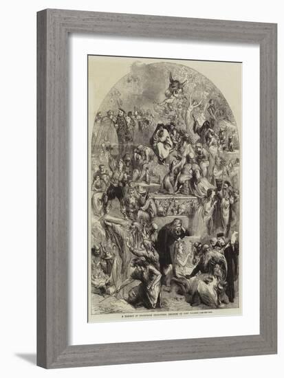 A Tableau of Shakespeare Characters-Sir John Gilbert-Framed Giclee Print