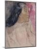 A Tahitian Woman with a Flower in Her Hair, 1891-92-Paul Gauguin-Mounted Giclee Print