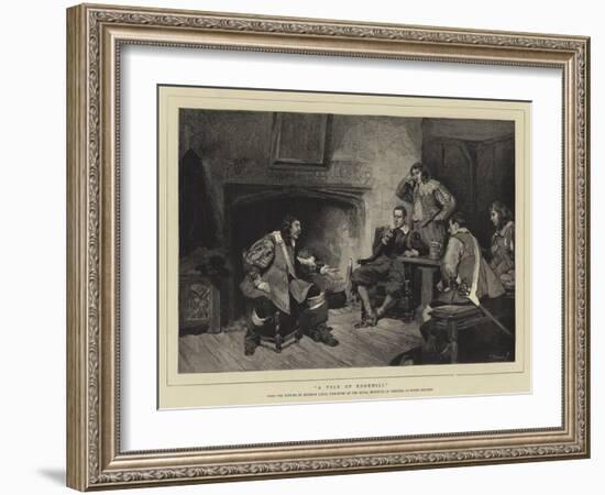 A Tale of Edgehill-John Seymour Lucas-Framed Giclee Print