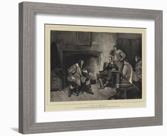 A Tale of Edgehill-John Seymour Lucas-Framed Giclee Print