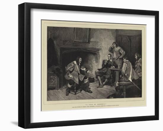 A Tale of Edgehill-John Seymour Lucas-Framed Giclee Print