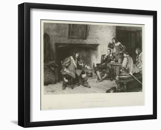 A Tale of Edgehill-John Seymour Lucas-Framed Giclee Print