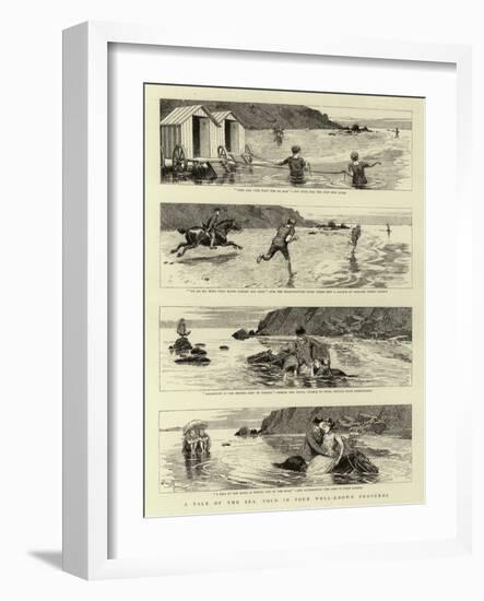 A Tale of the Sea, Told in Four Well-Known Proverbs-null-Framed Giclee Print