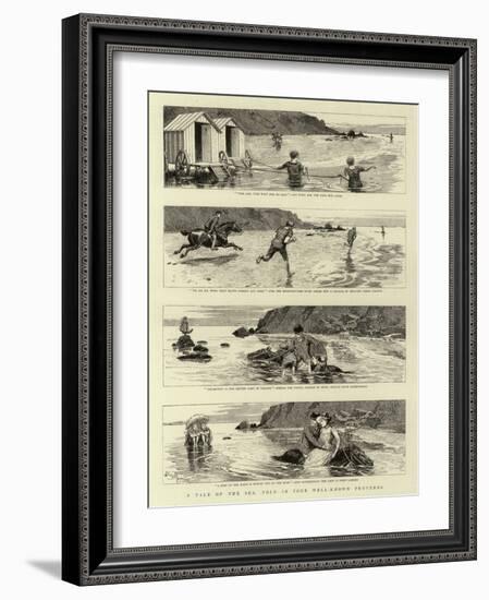 A Tale of the Sea, Told in Four Well-Known Proverbs-null-Framed Giclee Print