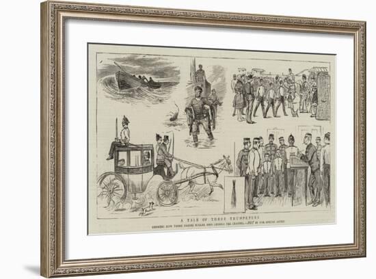 A Tale of Three Trumpeters-null-Framed Giclee Print