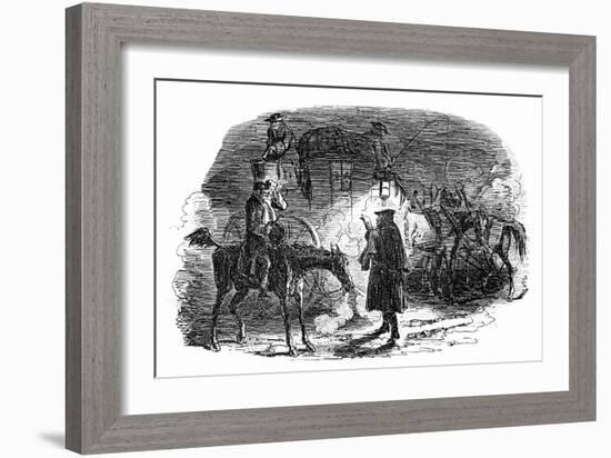 A Tale of Two Cities by Charles Dickens-George Cruikshank-Framed Giclee Print