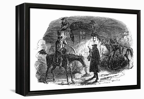 A Tale of Two Cities by Charles Dickens-George Cruikshank-Framed Premier Image Canvas