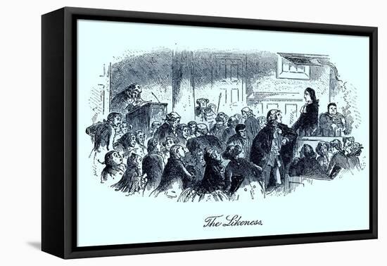 A Tale of Two Cities by Charles Dickens-Hablot Knight Browne-Framed Premier Image Canvas