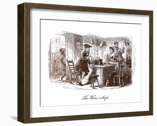 A Tale of Two Cities by Charles Dickens-Hablot Knight Browne-Framed Giclee Print