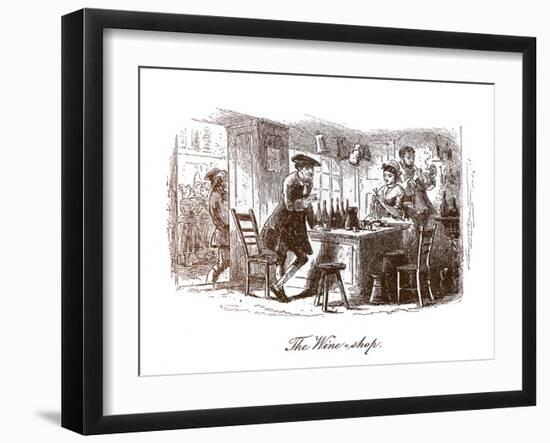 A Tale of Two Cities by Charles Dickens-Hablot Knight Browne-Framed Giclee Print