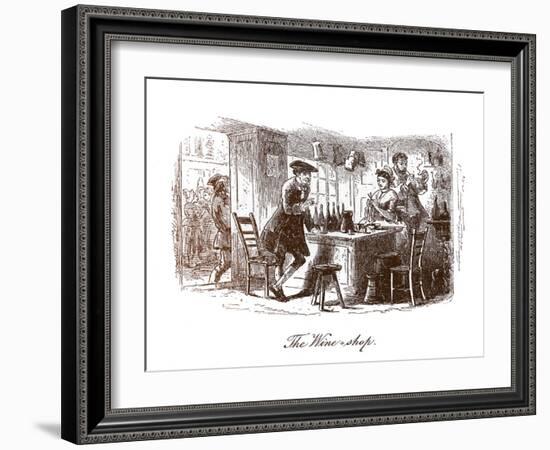 A Tale of Two Cities by Charles Dickens-Hablot Knight Browne-Framed Giclee Print