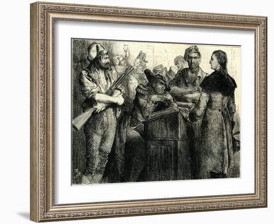 A Tale of Two Cities by Charles Dickens-Frederick Barnard-Framed Giclee Print