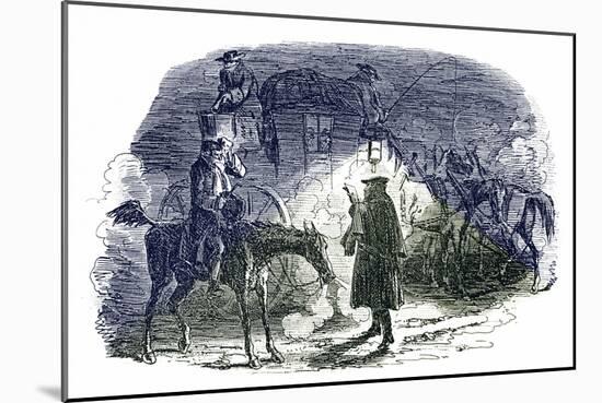 A Tale of Two Cities by Charles Dickens-George Cruikshank-Mounted Giclee Print