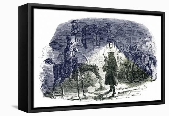 A Tale of Two Cities by Charles Dickens-George Cruikshank-Framed Premier Image Canvas