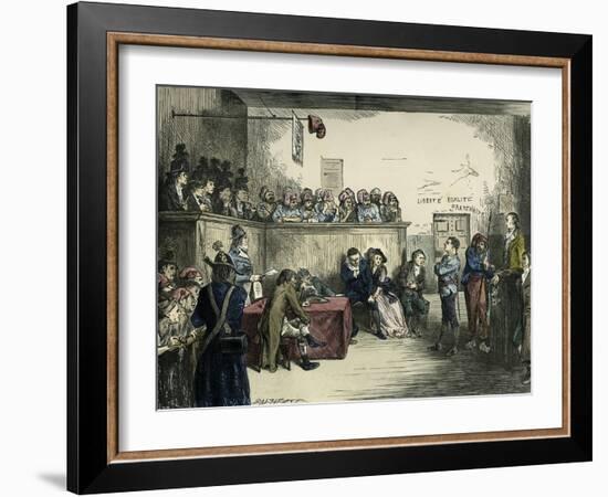 A Tale of Two Cities by Dickens-Frederick Barnard-Framed Giclee Print