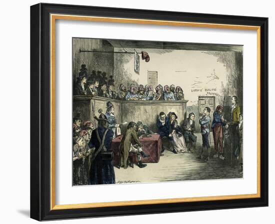 A Tale of Two Cities by Dickens-Frederick Barnard-Framed Giclee Print