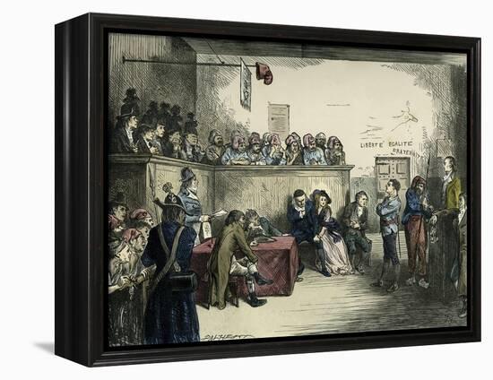 A Tale of Two Cities by Dickens-Frederick Barnard-Framed Premier Image Canvas
